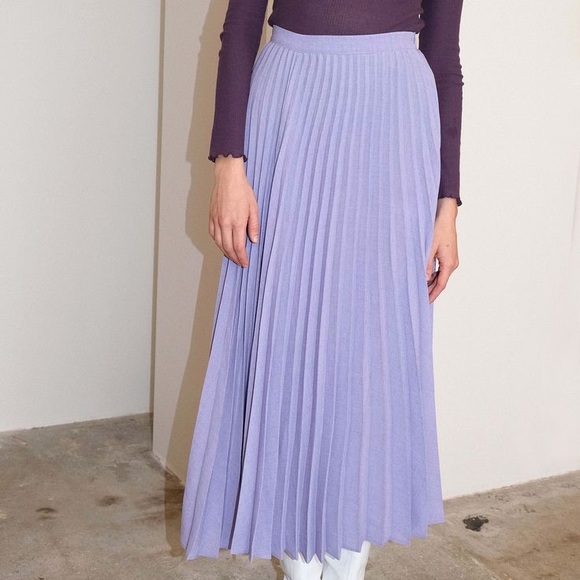 MR LARKIN lily skirt size small Sienna colorway. Pleated full midi skirt. - Picture 8 of 10